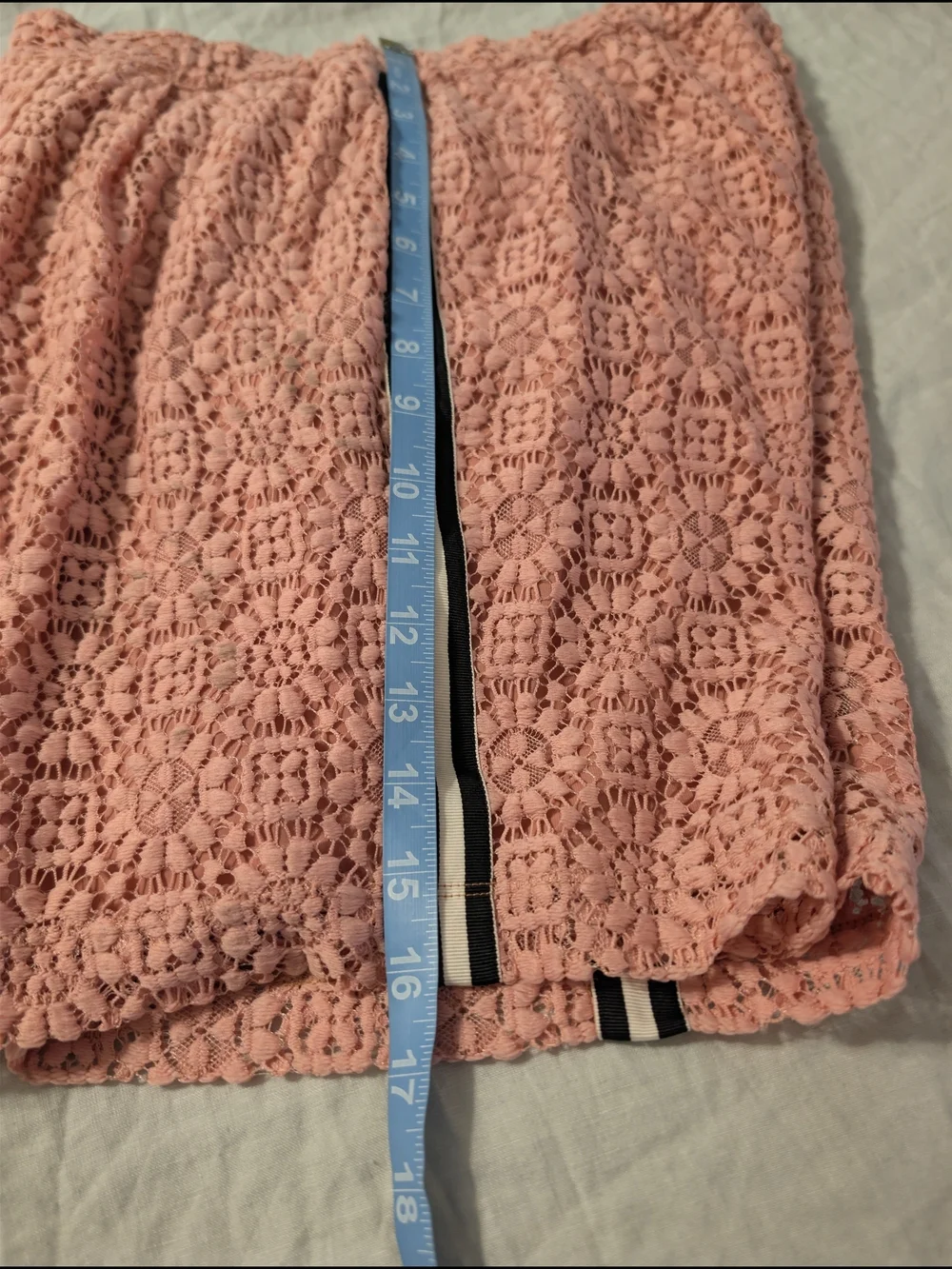Rebecca Minkoff Rare Sample 2-Piece Lace Set Rib Tank & Felix Shorts Pink Size 4